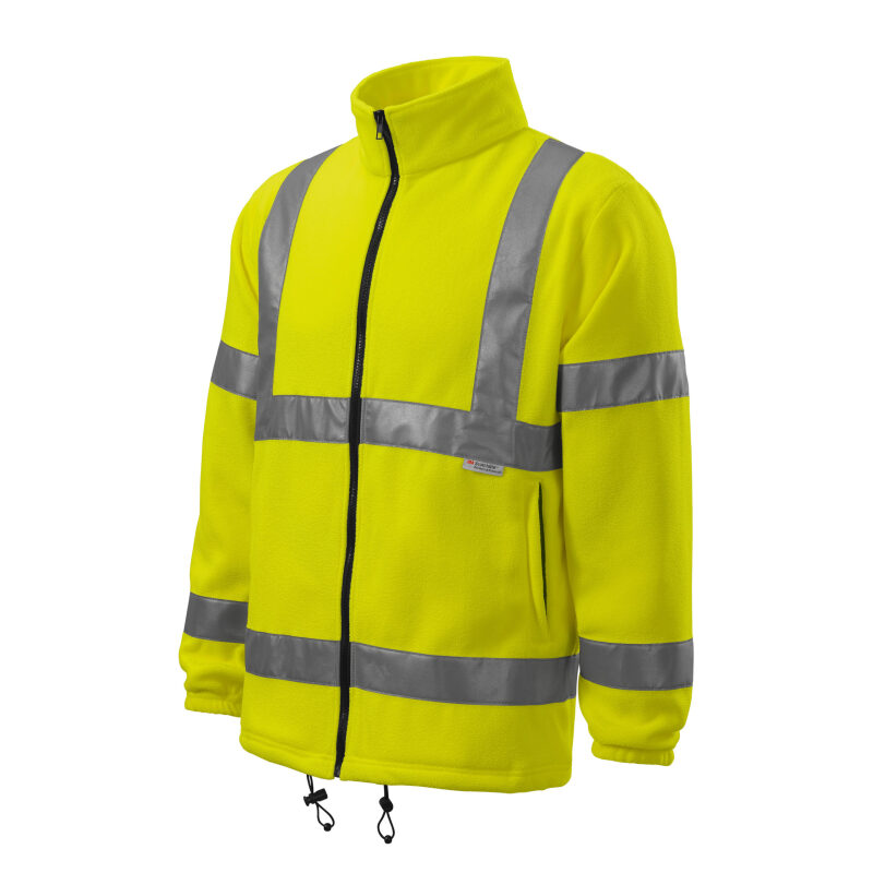 HV Fleece Jacket fleece unisex fluorescenčná