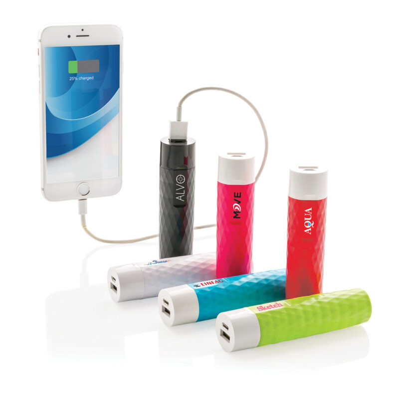 Powerbanka 2 200 mAh s geometrickým vzorom - Image 5