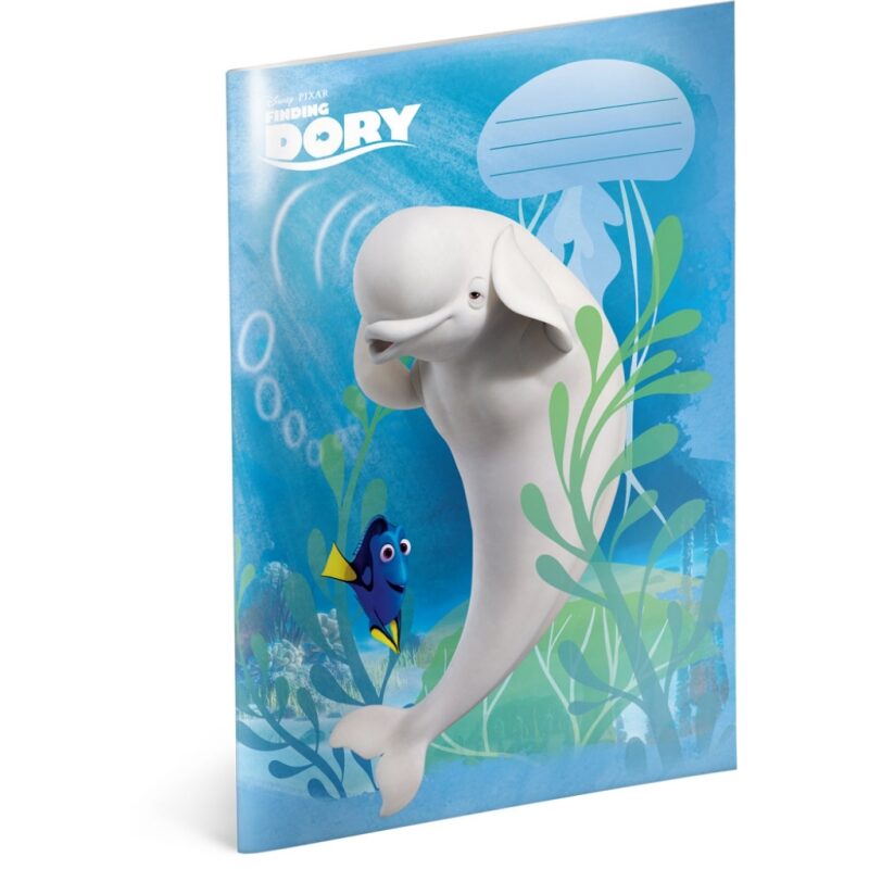 Školský zošit Hľadá sa Dory – Bailey, A4, 40 listov, linajkovaný