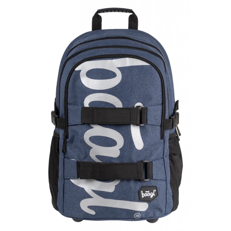 BAAGL Školský batoh skate Blue