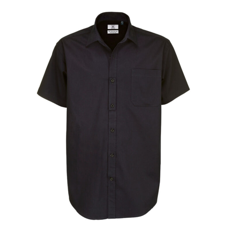 Twill Shirt Sharp Short Sleeve / Men