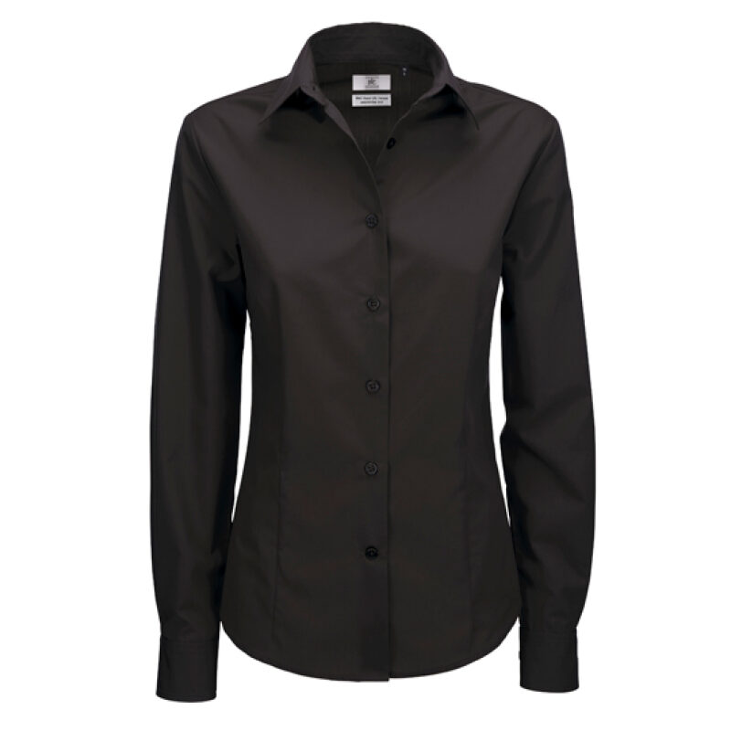 Poplin Shirt Smart Long Sleeve / Women