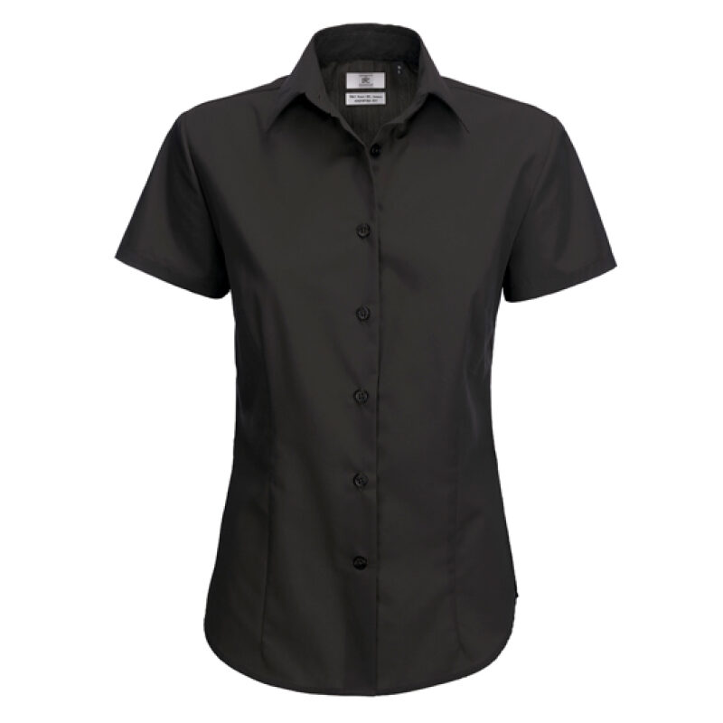 Poplin Shirt Smart Short Sleeve / Women