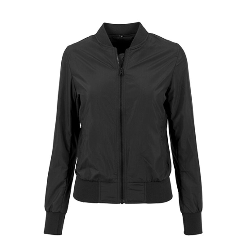 Ladies` Nylon Bomber Jacket