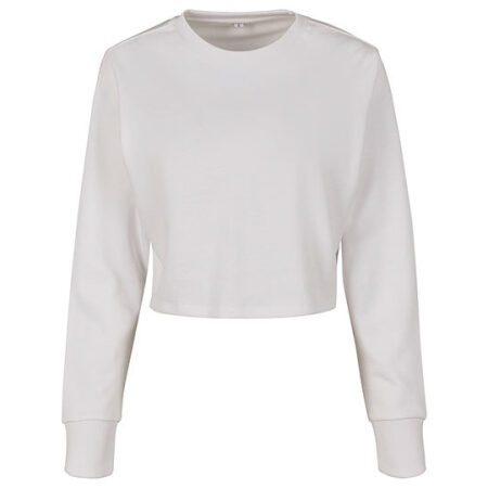 Ladies Terry Cropped Crew