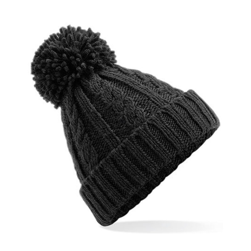 Cable Knit Melange Beanie