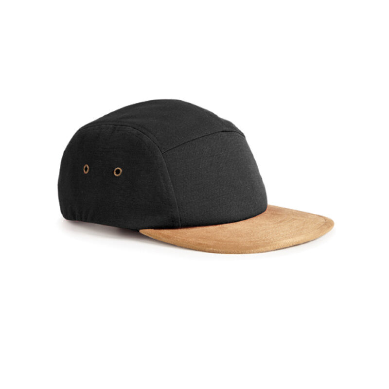 Suede Peak 5 Panel Cap