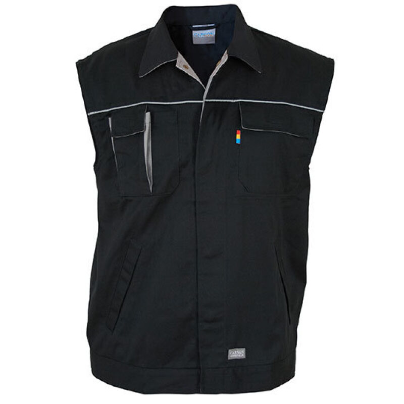 Contrast Work Vest