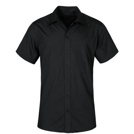 Men`s Poplin Shirt Short Sleeve