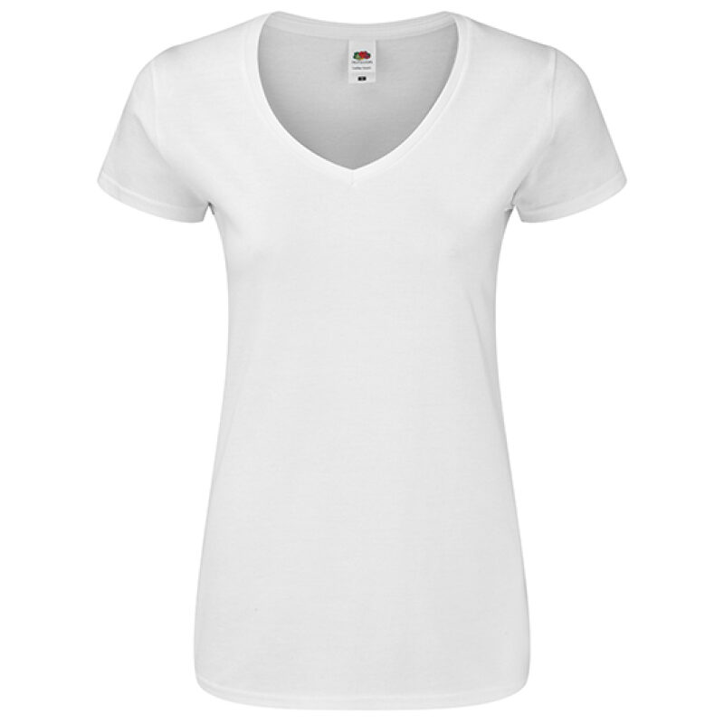 Ladies Iconic 150 V Neck T