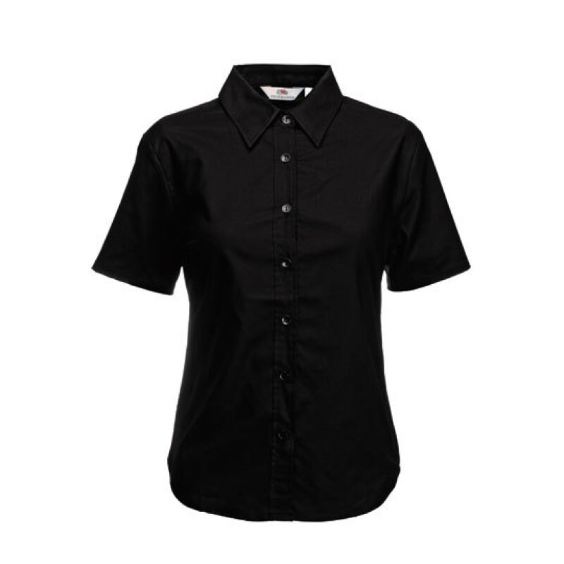 Ladies Short Sleeve Oxford Shirt