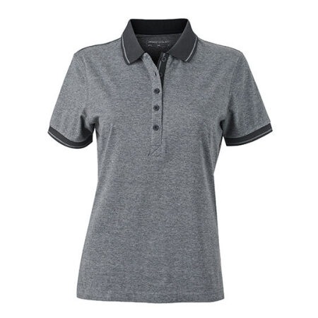 Ladies` Heather Polo