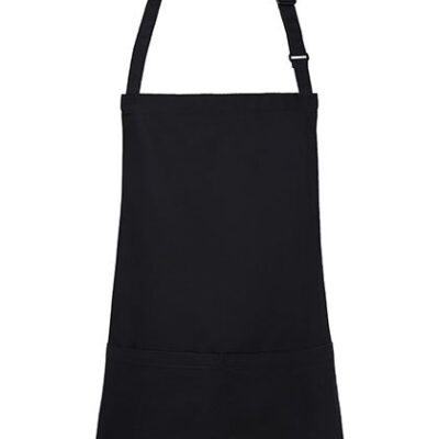 Short Bib Apron Basic with Buckle and Pocket