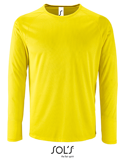 Men`s Long-Sleeve Sports T-Shirt Sporty