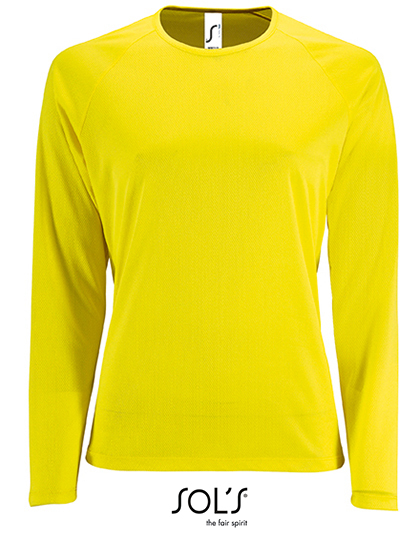 Women`s Long-Sleeve Sports T-Shirt Sporty