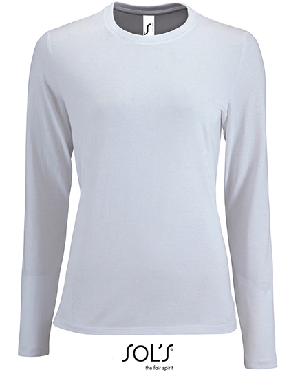 Women`s Long-Sleeve T-Shirt Imperial