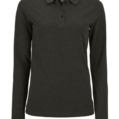 Women`s Long-Sleeve Piqué Polo Shirt Perfect