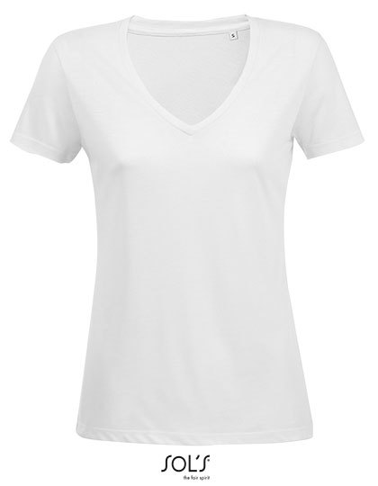 Women´s Flowy V-Neck T-Shirt Motion