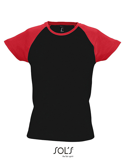 Women`s Raglan Colour-T Milky