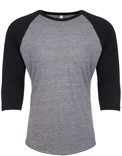 Unisex Tri-Blend 3/4 Sleeve Raglan Tee