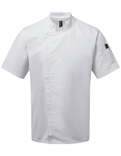 Chefs Zip-Close Short Sleeve Jacket