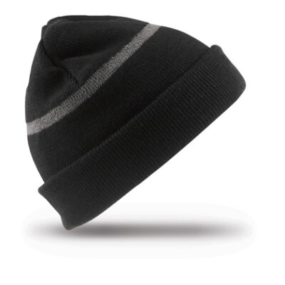 Junior Thinsulate™ Woolly Ski Hat with Reflective Band