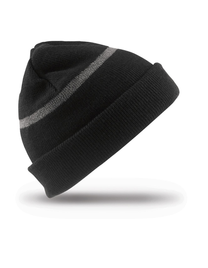 Junior Thinsulate™ Woolly Ski Hat with Reflective Band