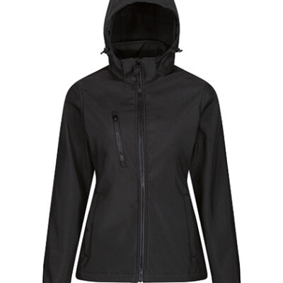 Womens Venturer 3-layer Printable Hooded Softshell Jacket