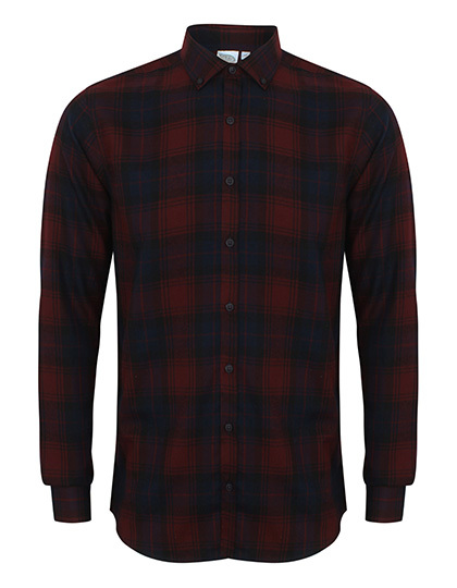 Men`s Brushed Check Casual Shirt