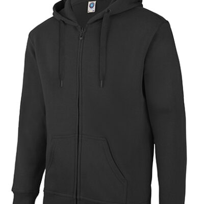 Zip Through Hooded Sweat Jacket