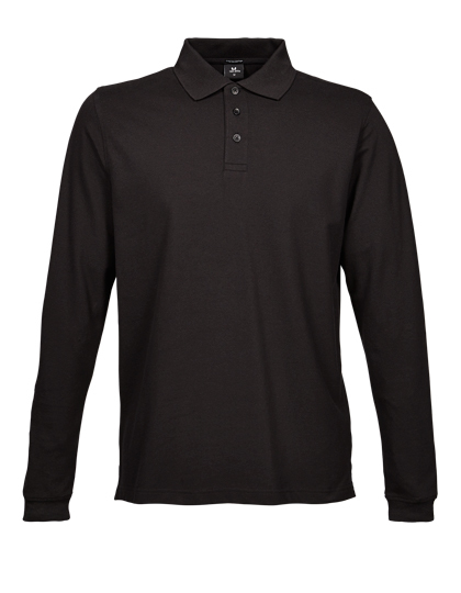 Luxury Stretch Long Sleeve Polo