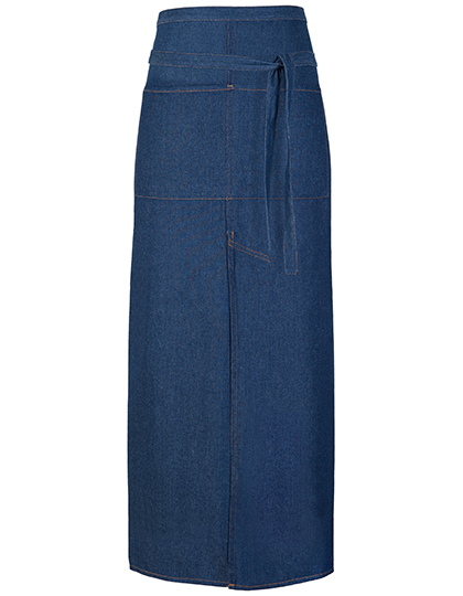 Jeans Bistro Apron with Split