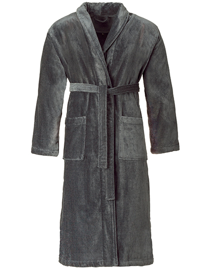 Velour Bathrobe Feeling with Shawl collar