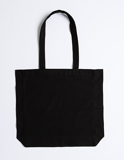 Cotton bag with sidefold