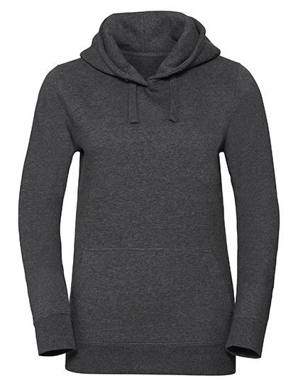 Ladies` Authentic Melange Hooded Sweat