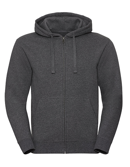 Men`s Authentic Melange Zipped Hood Sweat