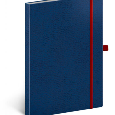 Notes Vivella Classic modrý/červený