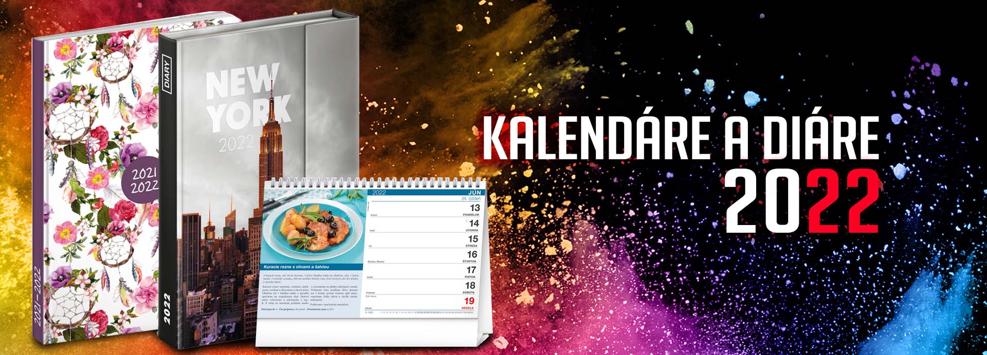 Kalendáre a diáre 2022
