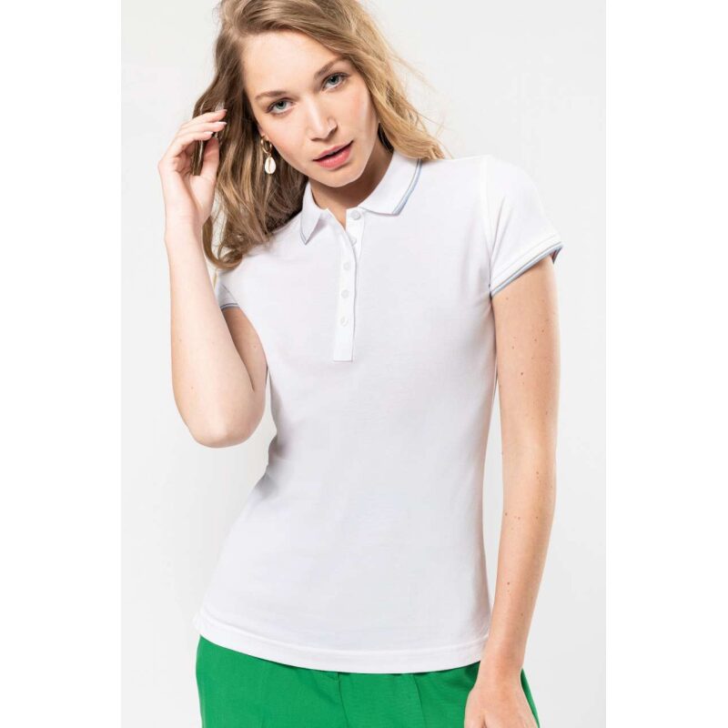 LADIES' SHORT-SLEEVED POLO SHIRT 5 - Image 2