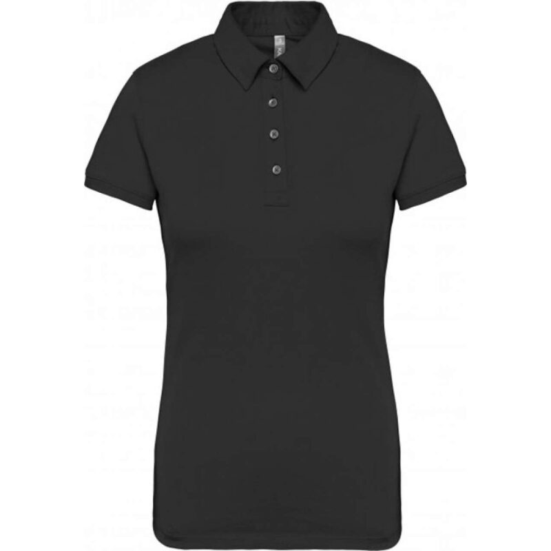 LADIES' SHORT SLEEVED JERSEY POLO SHIRT