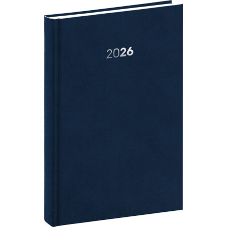 NOTIQUE Denný diár Balakon 2026, tmavomodrý, 15 x 21 cm