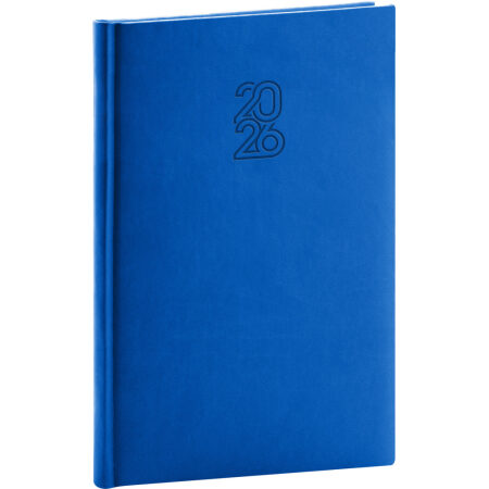 NOTIQUE Týždenný diár Aprint 2026, modrý, 15 x 21 cm