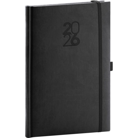 NOTIQUE Týždenný diár Aprint Top 2026, čierný, 15 x 21 cm