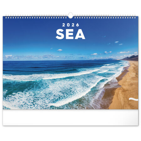 NOTIQUE Nástenný kalendár More 2026, 48 x 33 cm