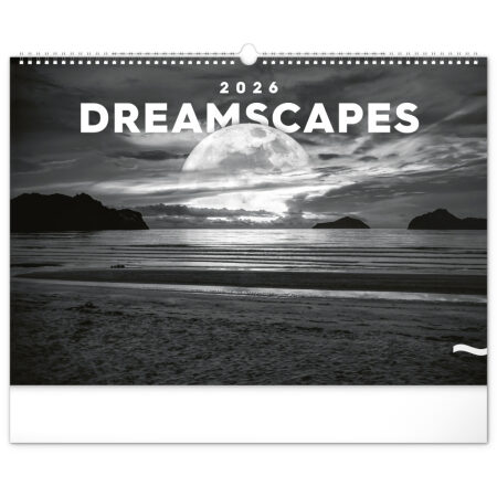 NOTIQUE Nástenný kalendár Snová krajina 2026, 48 x 33 cm