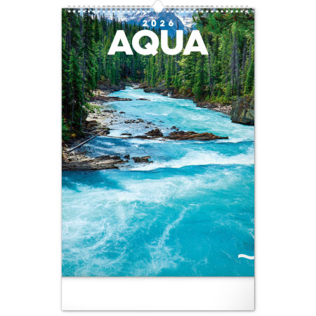 NOTIQUE Nástenný kalendár Voda 2026, 33 x 46 cm