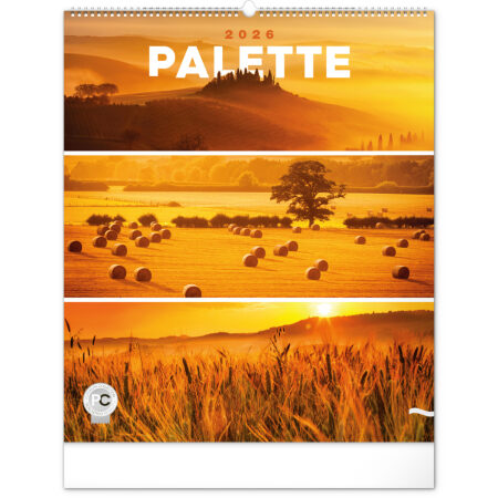 NOTIQUE Nástenný kalendár Paleta 2026, 48 x 56 cm