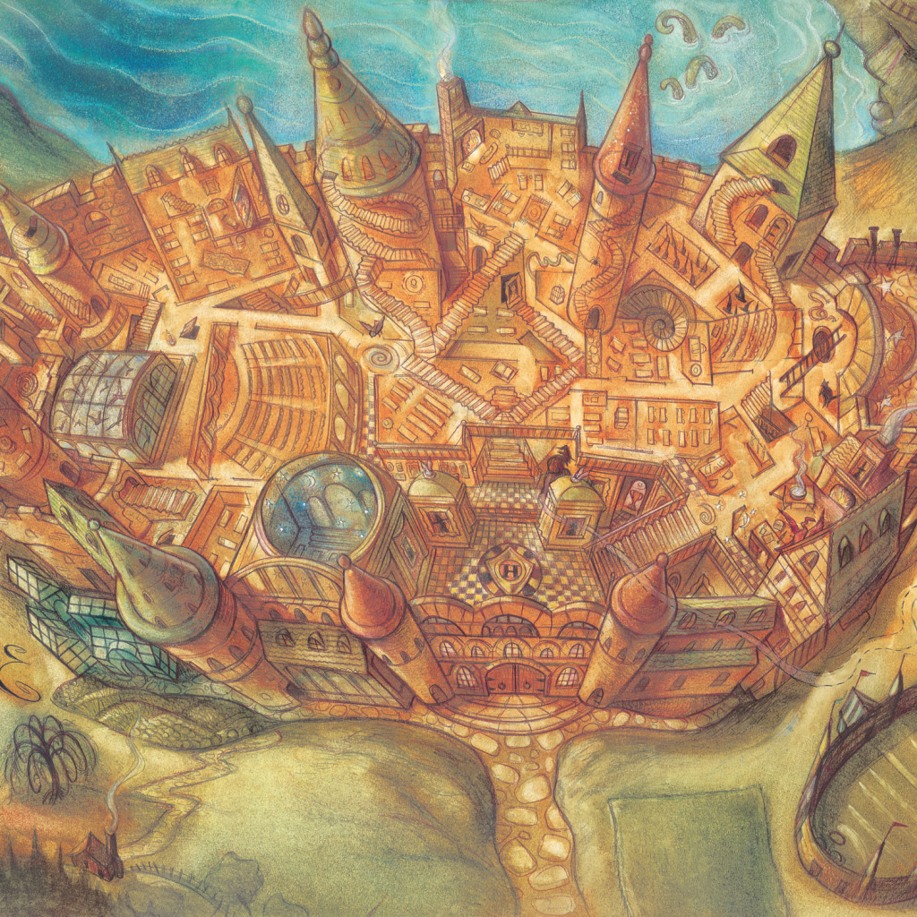 NOTIQUE Poznámkový kalendár Harry Potter 2026, 30 x 30 cm – Obrázok 3