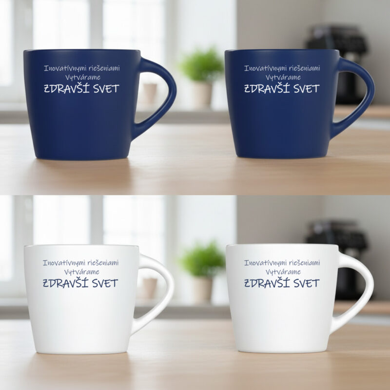 hrnčeky s nápisom