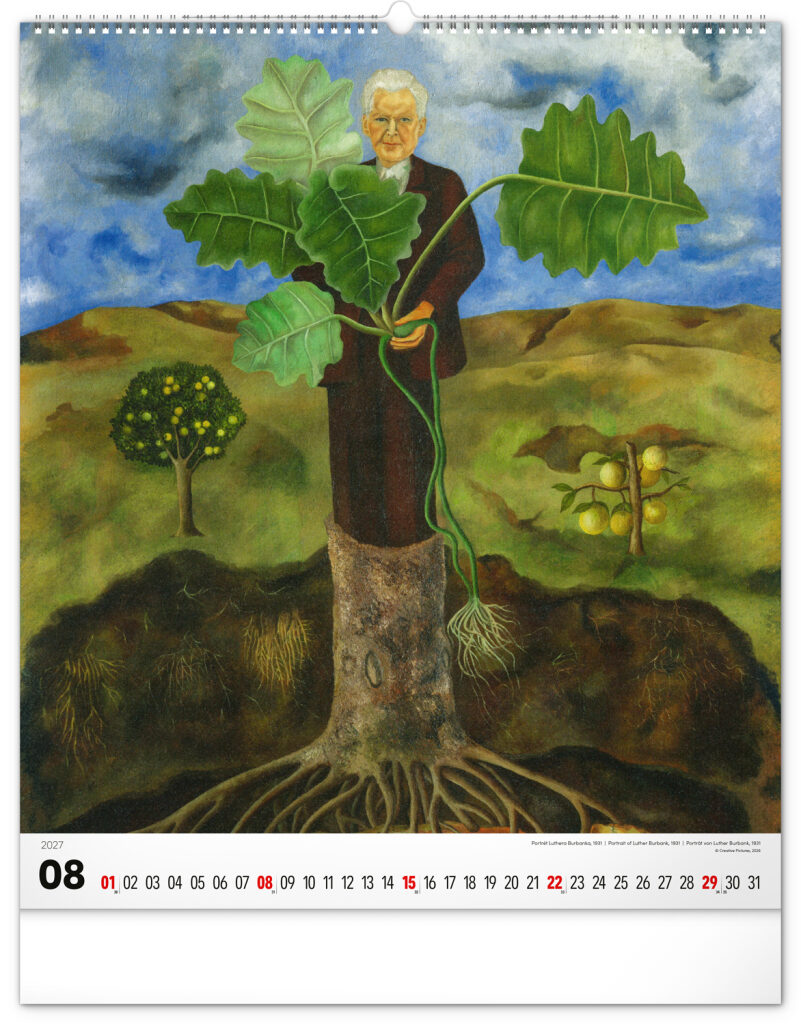 NOTIQUE Nástenný kalendár Frida Kahlo 2027, 48 x 56 cm – Obrázok 9